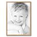 ArtToFrames 20x28 Hickory Wood Picture Frame Brown Wood Poster Frame with Regular Acrylic and Foam Backing 3/16 inch (FBPL-4882)