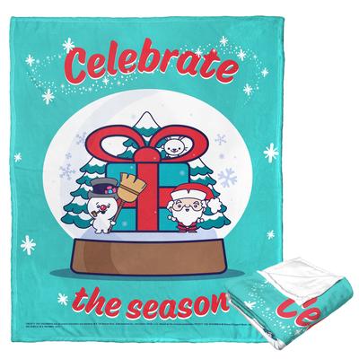 Frosty The Snowman Tis The Season Silk Touch Throw Blanket by The Northwest in O