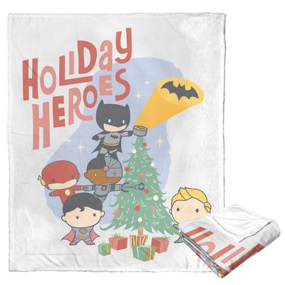 Wb Dc Justice League Holiday Heroes Silk Touch Thr...
