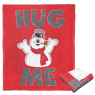 Frosty The Snowman Hug Me Silk Touch Throw Blanket by The Northwest in O