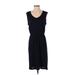 Splendid Casual Dress Scoop Neck Sleeveless: Blue Print Dresses - Women's Size Small