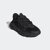 Sneaker ADIDAS ORIGINALS "OZWEEGO", Gr. 38,5, schwarz (core schwarz, core schwarz, trace grau metallic), Textil, Leder, sportlich, Schuhe