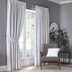 Fusion White Pencil Pleat Curtains, Blackout Curtains W66 x L54 (168 x 137cm) for Living Room and Bedroom, Thermal Curtains White Curtains, Dijon