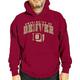 Campus Colors Adult Arch & Logo Soft Style Gameday Hooded Sweatshirt (Denver Pioneers - Red, Medium)