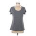 Marika Active T-Shirt: Gray Marled Activewear - Women's Size Medium