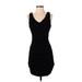 Express Cocktail Dress - Bodycon: Black Marled Dresses - Women's Size Small