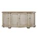 Furniture Classics Briquette 78.75" Wide Solid Wood Sideboard Wood in Brown/Gray/Green | 36 H x 78.75 W x 15.5 D in | Wayfair 20-449