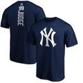 Men's Fanatics Branded Aaron Judge Navy New York Yankees Playmaker Name & Number T-Shirt