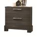 Latitude Run® Savena 2 - Drawer Nightstand in Oak Wood in Brown | 25 H x 24 W x 16 D in | Wayfair 95CEB7CE681A4FCAADCFDEF6A746B8E6