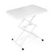 Inbox Zero Lorianne Tray Table in White | 26 H x 25.4 W x 17.8 D in | Wayfair 5679800B6BCA4682A7BD3A9085D74BFE