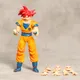 Figurine Dragon Ball Z SHF rouge jouet Super Saiyan dieu Goku rouge