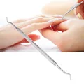 Parker-Crochet de soin des ongles incarnés à double extrémité outil de soin des pieds lime de