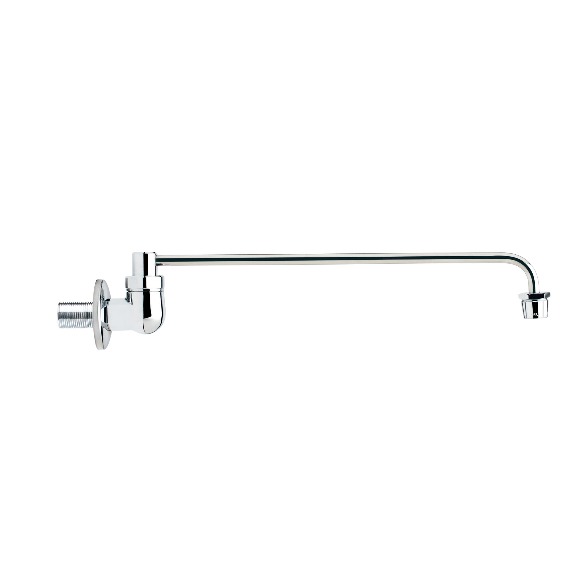 Krowne 16-220L Splash Mount Wok Faucet w/ 13 3/4" Swing Nozzle, Automatic On, Splash Mounted