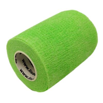 LisaCare selbsthaftende Bandage - Neongrün- 7,5cm x 4,5m 1 St Verband