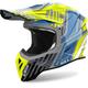 Airoh Aviator Ace 2 Proud Motocross Helm, blau-gelb, Größe S