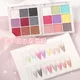 1Box New Nails Pat Pat Powders For Paint Gradual Nails 9Colors/Set Non-wipe Solid Mirror Powder