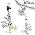 Disney Mickey Minnie Mouse 925 Sterling Silver Dangle Charm Fit Pandora Bracelet Silver 925 Original