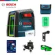 BOSCH GLL30G Laser Level Two-Line Self-Leveling Green Light Vertical Horizontal High Precision