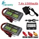 2s Lipo Battery 7.4V 1500mAh 35C Battery or Charger For RC Helicopter Toys Car Boats Drone 7.4v