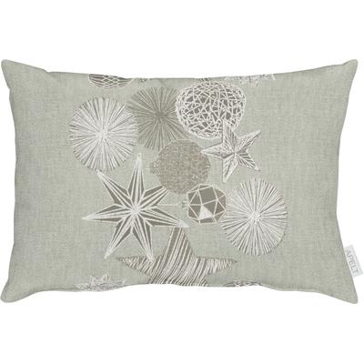 Dekokissen APELT "4708" Gr. 1, grau (taupe, gemustert), B:35cm H:5cm L:50cm, Polyester, Dekokissen_Sitzkissen_Kissenhüllen, 4708 35X50 Image
