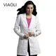 viaoli Women's clothing scrubs uniform coat white scrub clothing long-sleeve work uniforms spa