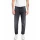 Replay Herren Jeans Grover Straight-Fit mit Stretch, Grau (Dark Grey 097), W28 x L34