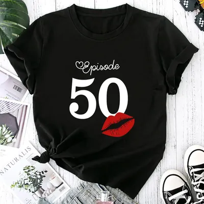 Best of 50. Geburtstags geschenke T-Shirts Frauen Sommer lustige T-Shirts 50 Jahre alte T-Shirts