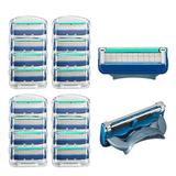 16Pcs Replacements 5-Layer Men For Gillette Fusion Proglide Power Razor Blades