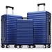 Luggage Expandable Lightweight ABS Hardside Suitcase Set, Carry On Travel Suitcase with Built-In TSA Lock Spinner, 3 Piece Sets