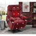 Liyasi Dual OKIN Motor Power Lift Recliner Chair for Elderly Infinite Position Lay Flat 180° Recliner with Heat Massage