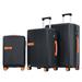 3 Piece Luggage Set ABS Hardside Spinner Suitcase with TSA Lock, Carry on Durable Suitcase, Suitable for Travel 20" 24' 28"
