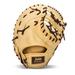 Franklin Sports Baseball First Baseman s Mitt- Adult + Youth Baseball Right Handed Fielding Glove - CTZ5000 Righty Cowhide First Base Glove - 12.5 Dual-Bar Web Glove for First Basemen - Camel