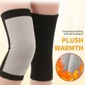 KIHOUT Clearance Men Women Cashmere Knee Braces Supports Leg Warmer Winter Warm Thermal Wool Cycling Ski Running Knee Brace Pad Thicken Knee Pads Sleeve Knee Warmers 1 Pair