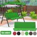 Jiaroswwei Patio Swing Cushion Cover Waterproof Easy to Install Foldable Protect Your Outdoor Swing Chair 3 Seater Replacement Seat Cover