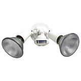 Cooper Lighting MS34W 300-Watt White Motion Activated Outdoor Security Floodlight
