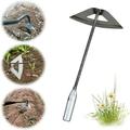 Nomeni Garden Hoe Clearance! Garden Hoe Steel Plate Hoe for Weeding Flowers Outdoor Hoe Hollow Hoe Small Hoe Integrated Garden Hoe Garden Supplies F