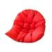 piaybook Household Cushion Cushion single swing cushion hanging mattress integrated cushion Home Supplies for Home Outdoor Office Garden Patio Red