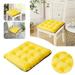 piaybook Household Cushion Color Matching Crystal Velvet Cushion Chair Cushion Student Stool Ass Cushion Office Chair Cushion Car Cushion Home Supplies for Home Outdoor Office Garden Patio
