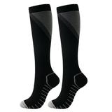 Jiaroswwei Men Women Outdoor Sports Football Soccer Running Nylon Compression Calf Socks