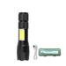 SHENGXINY Streamlights Flashlight Led Clearance LED Zoomable Flashlight High Lumens Emergency Flashlight With 4 Modes Water Proof Flash Light Camping Flashlight Table Lamp Outdoor Lighting Black