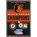 MLB Baltimore Orioles - Champions 23 Wall Poster 22.375 x 34 Framed