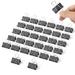 Holzlrgus 24 pcs Binder Clips Medium Black 1.25 Inch Paper Clamps Metal Paper Binder Clips Binder Office Clips for Filing Products Home Office Supplies School and Kitchen