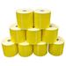 MYXIO - 9 Rolls 4 x 6 Thermal Transfer Labels - 1 â€“ 450 Labels Per Roll - Total Labels 4 050-1 Industrial Printers (9 Rolls) (Yellow)