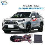 Car Remote Auto Mirror Fold Unfold Module Kit For Toyota RAV4 2020-22
