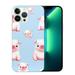 MAXPRESS for iPhone 15 Case Women Girls Cute Pig Pattern Funny Cartoon Animal Design Transparent Soft Protective Clear Case Compatible for iPhone 15 6.1 inch (Cute Pig)