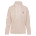 Women's Levelwear Tan Seattle Kraken Await Quarter-Zip Pullover Top