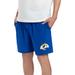 Men's Concepts Sport Royal Los Angeles Rams Gauge Jam Two-Pack Shorts Set