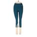 Nike Active Pants - Mid/Reg Rise Skinny Leg Cropped: Teal Activewear - Women's Size X-Small