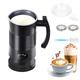 Victop 4 in 1 Electric Milk Frother and Warmer 350ml Automatic Milk Steamer Hot Cold Milk Foamer Stainless Steel Coffee Frother Milk Frother Machine for Latte Cappuccino Hot Chocolate