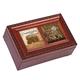 Cottage Garden Congrats Retirement Woodgrain Petite Music Box / Jewellery Box Plays Wonderful World